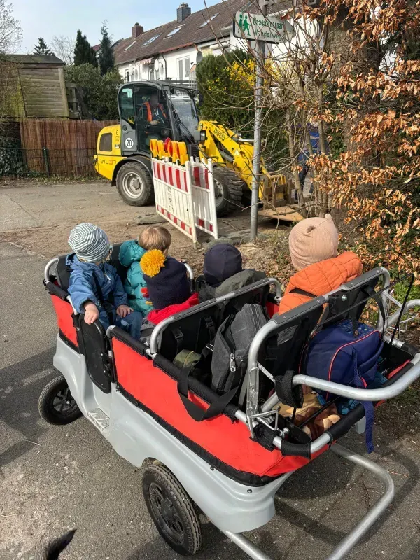 Wir starten unseren Ausflug in den Park