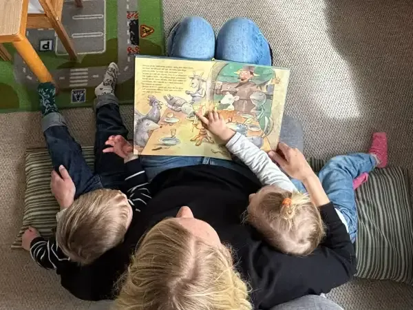 ausruhen bei einer spannenden Geschichte